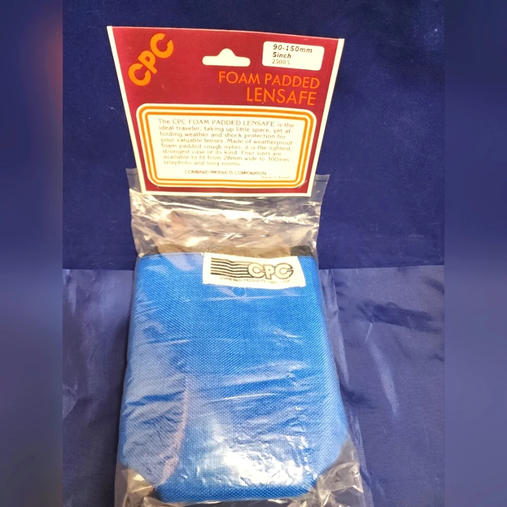 New sealed Combined Products Corporation Foam Padded Lensafe- model 25005
